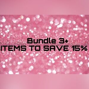 🎀🎀 BUNDLE 3+ ITEMS TO SAVE 15% 🎀🎀